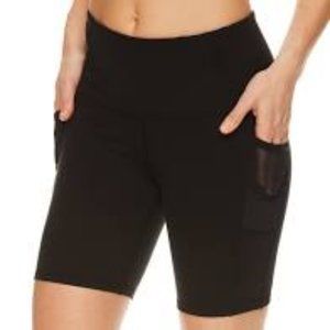 NWT 💖 Gaiam Om High-Waisted Shorts with Pockets